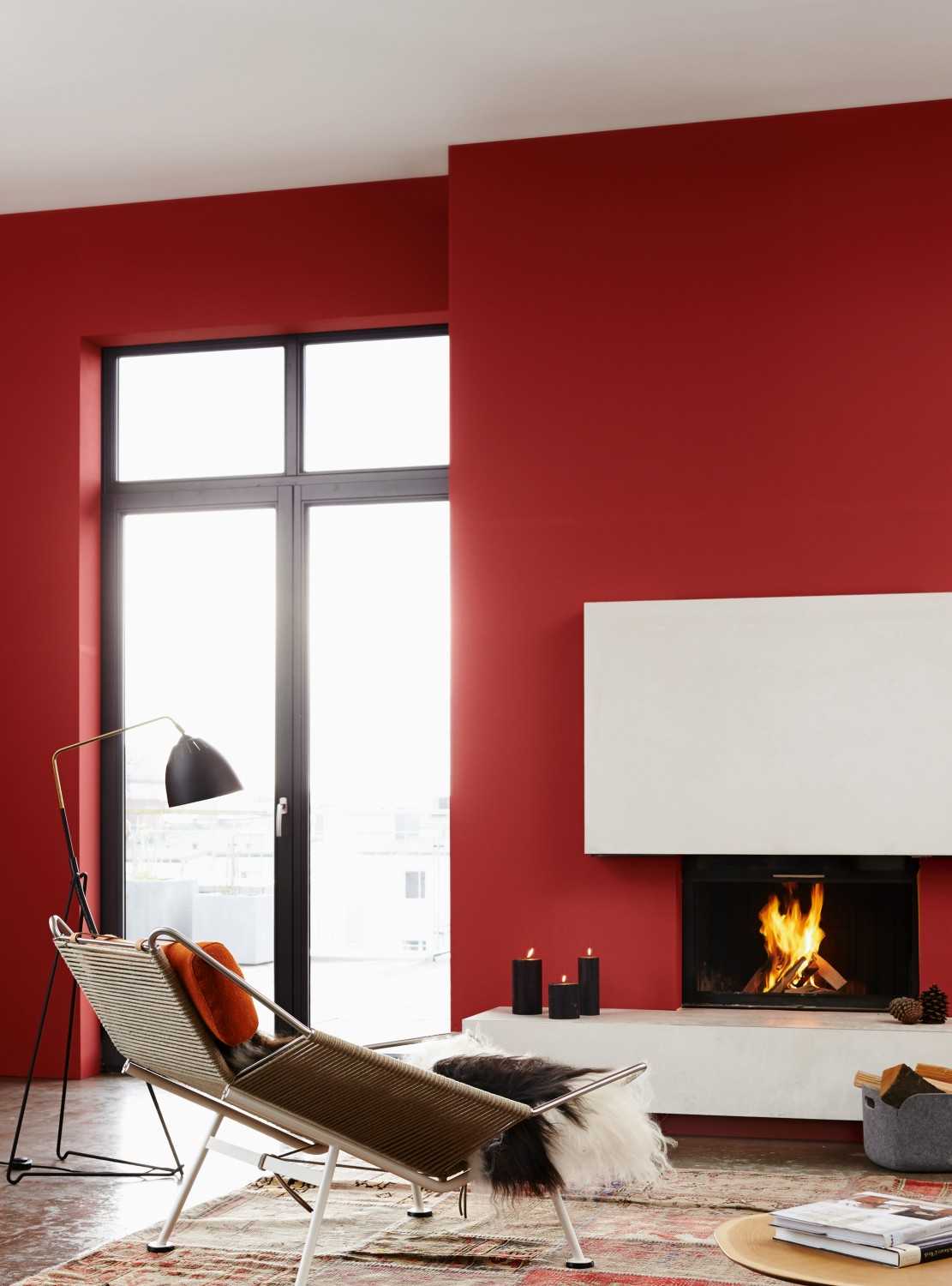Rund ums Haus Einzigartige Zimmergestaltung mit den Rot- und Violetttönen von Alpina Feine Farben - News, Bild 1