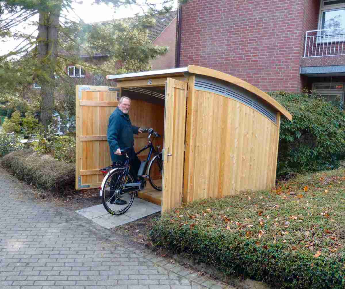 Rund ums Haus Geräumiges Fahrradhaus von die-zweiradgaragezur Selbstmontage - News, Bild 1