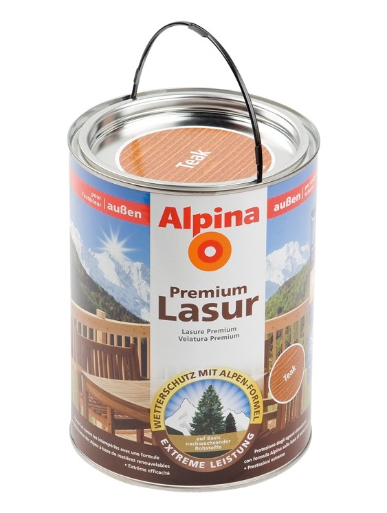 Lacke und Lasuren Alpina (Farben) Premium Lasur im Test, Bild 1