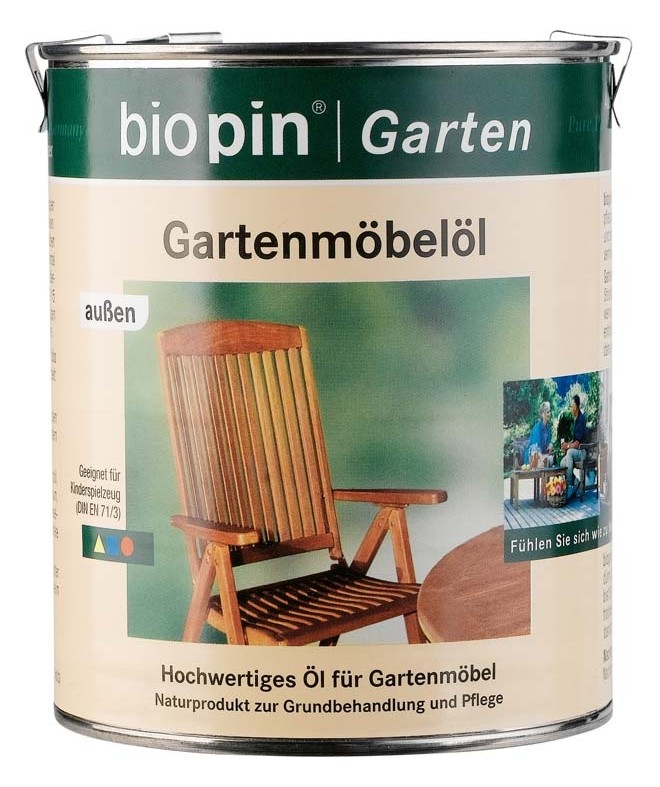 Holzöle Biopin Gartenmöbelöl im Test, Bild 1