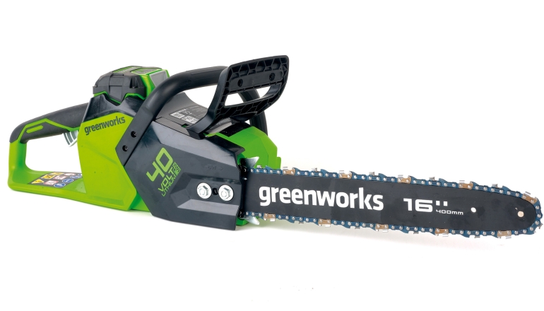 Akku-Kettensägen Greenworks GD40CS18 im Test, Bild 1