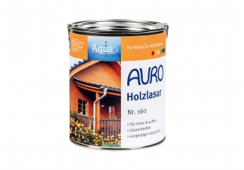 Einzeltest: Auro Aqua Holzlasur Nr. 160