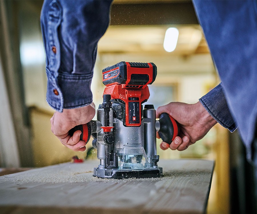 Marke: Einhell Neue Akku-Oberfräse TP-RO 18 Li BL von Einhell mit Brushless-Motor, Bild 1 E-Werkzeuge Akku Neue Akku-Oberfräse TP-RO 18 Li BL von Einhell mit Brushless-Motor - News, Bild 1