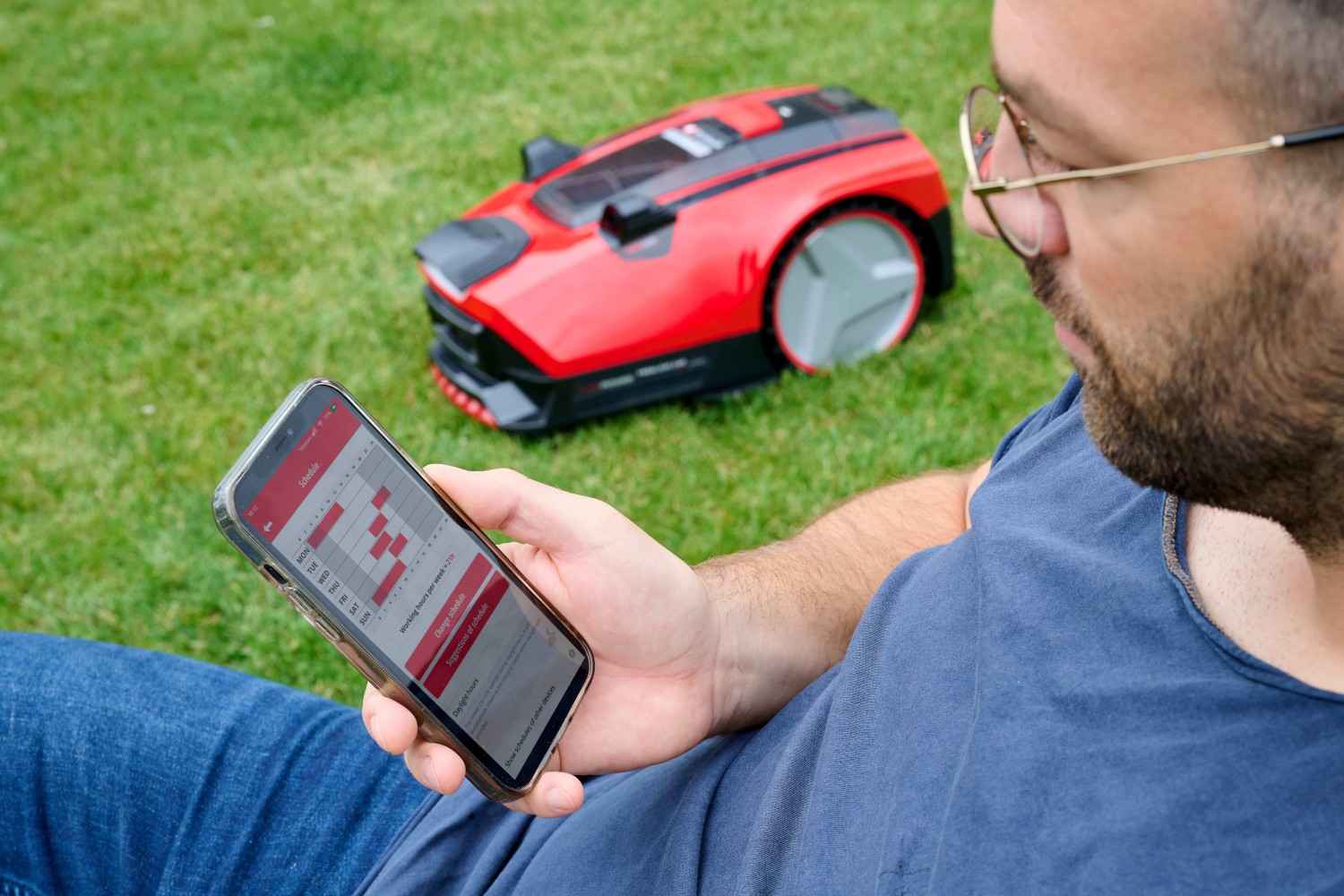 Marke: Einhell Mähen ohne Begrenzungsdraht: Neuer Mähroboter von Einhell, Bild 1 Garten Mähen ohne Begrenzungsdraht: Neuer Mähroboter von Einhell - News, Bild 1