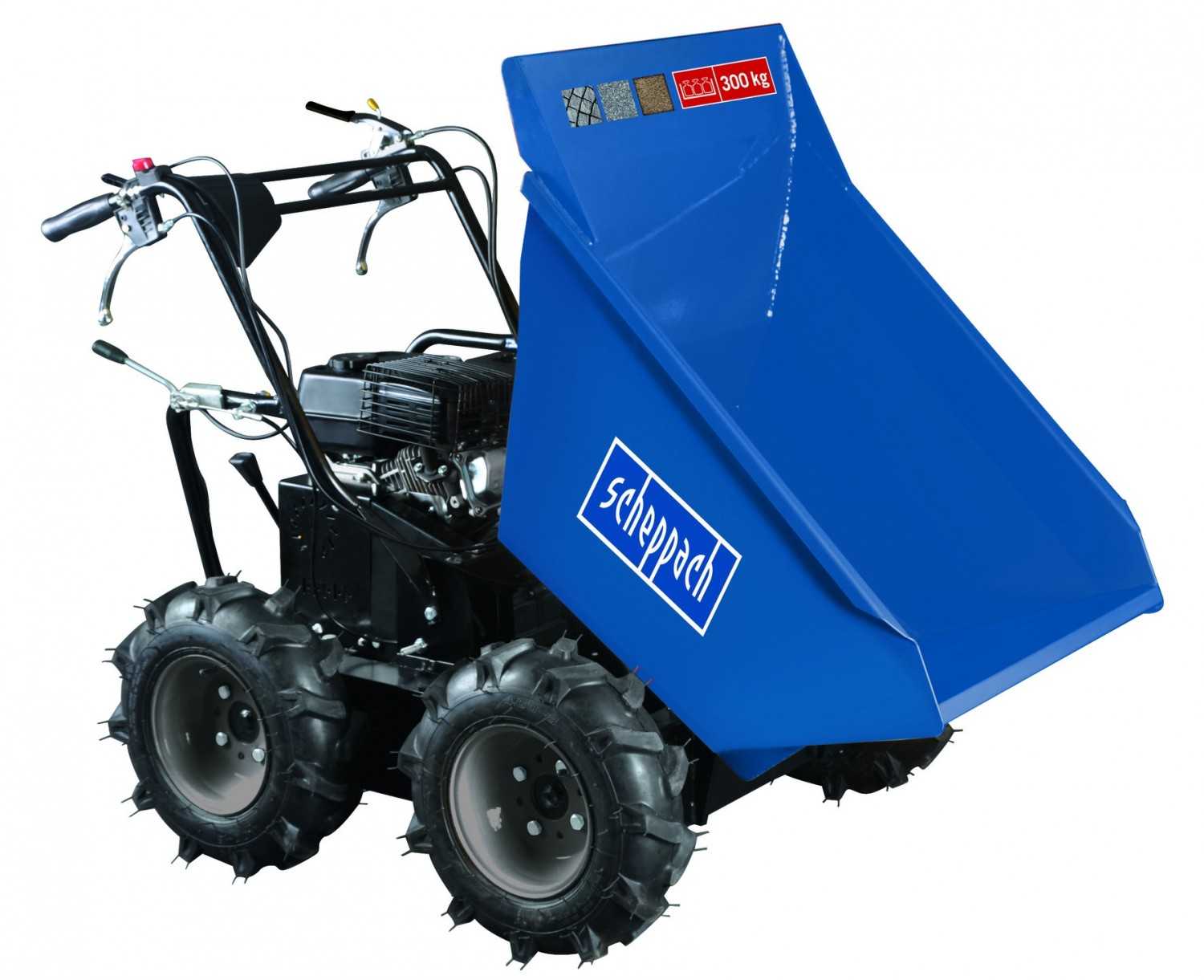 Garten Benzinbetriebener Allrad-Minidumper mit Schneeräumschild von scheppach, Bild 1 Garten Benzinbetriebener Allrad-Minidumper mit Schneeräumschild von scheppach - News, Bild 1