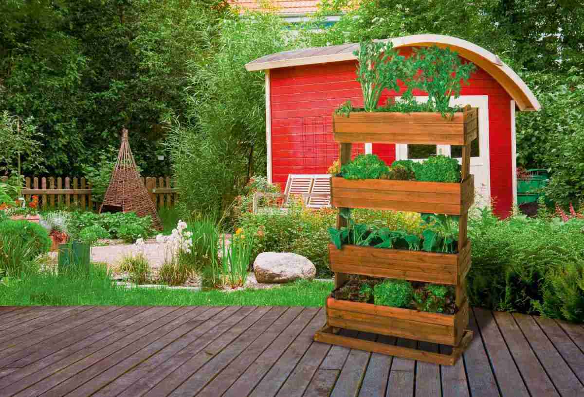 Garten Mit einem vertikalen Hochbeet von Hecht International entsteht viel Platz für den Gemüseanbau - News, Bild 1