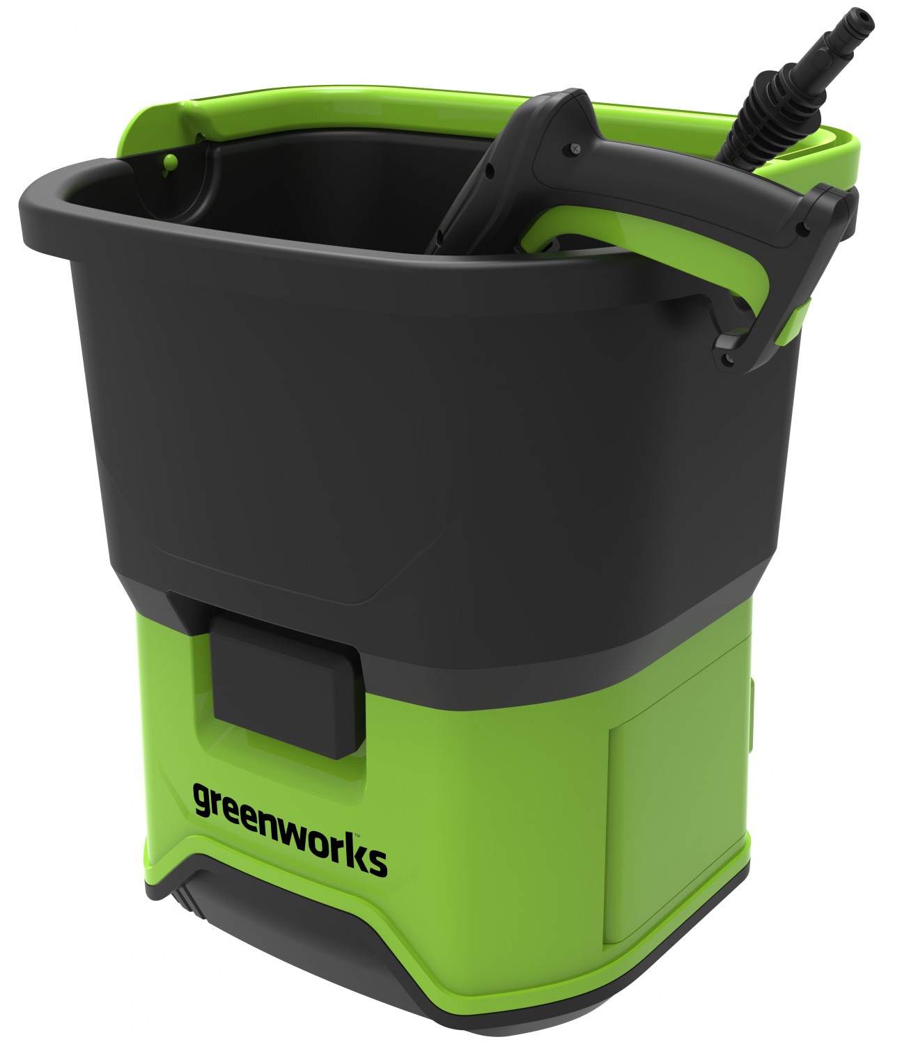 Arbeitsschutz 20-Liter-Wassereimer mit Hochdruckspritze von Greenworks - News, Bild 2