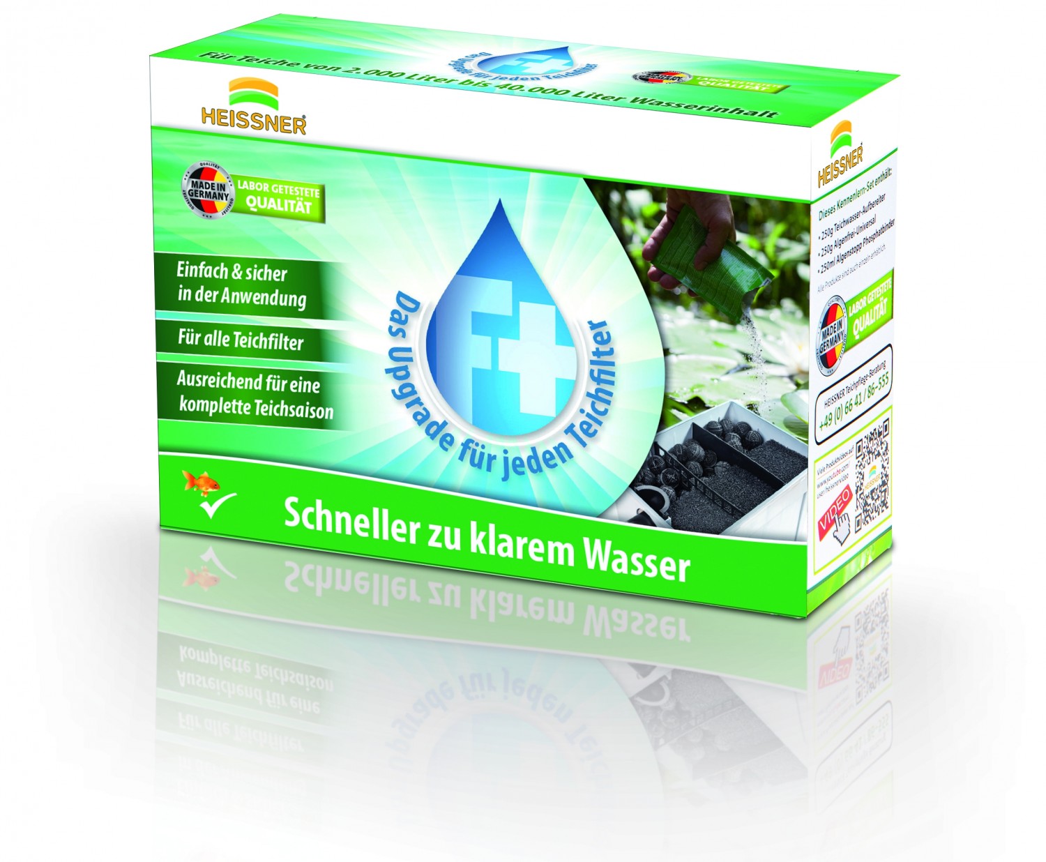 Garten Klares Wasser im Gartenteich: F-PLUS – Der Filterverstärker für jeden Teichfilter - News, Bild 1