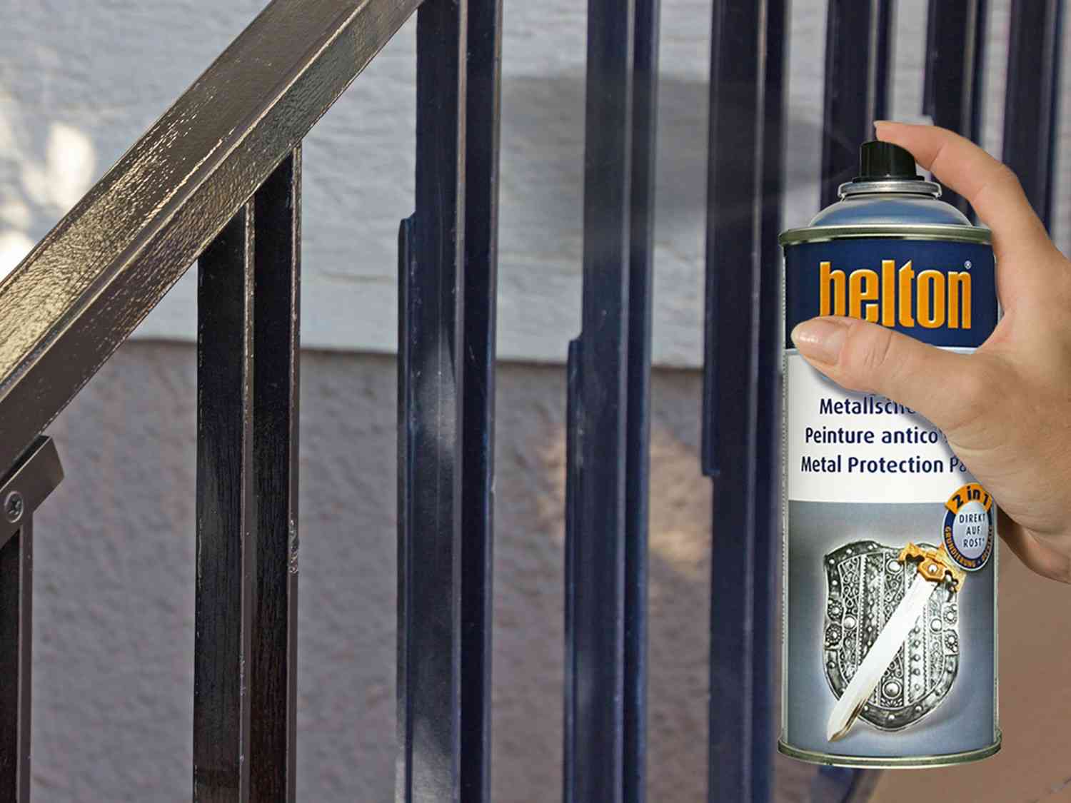 belton belton Metallschutzlack 2in1 - Rostschutz und Decklack in einem, Bild 2 Rund ums Haus belton Metallschutzlack 2in1 - Rostschutz und Decklack in einem - News, Bild 2