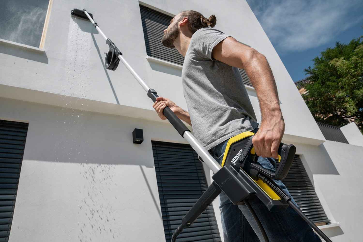 Rund ums Haus Hochdruckreiniger komfortabel an schwer zugänglichen Stellen einsetzen mit dem Teleskopstrahlrohr von Kärcher - News, Bild 3