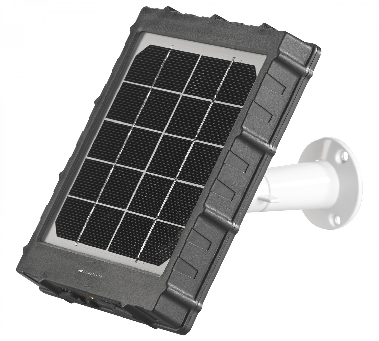 Produktvorstellung Für die flexible Kamera-Überwachung: Wetterfestes Akku-Solarpanel von VisorTech - News, Bild 1