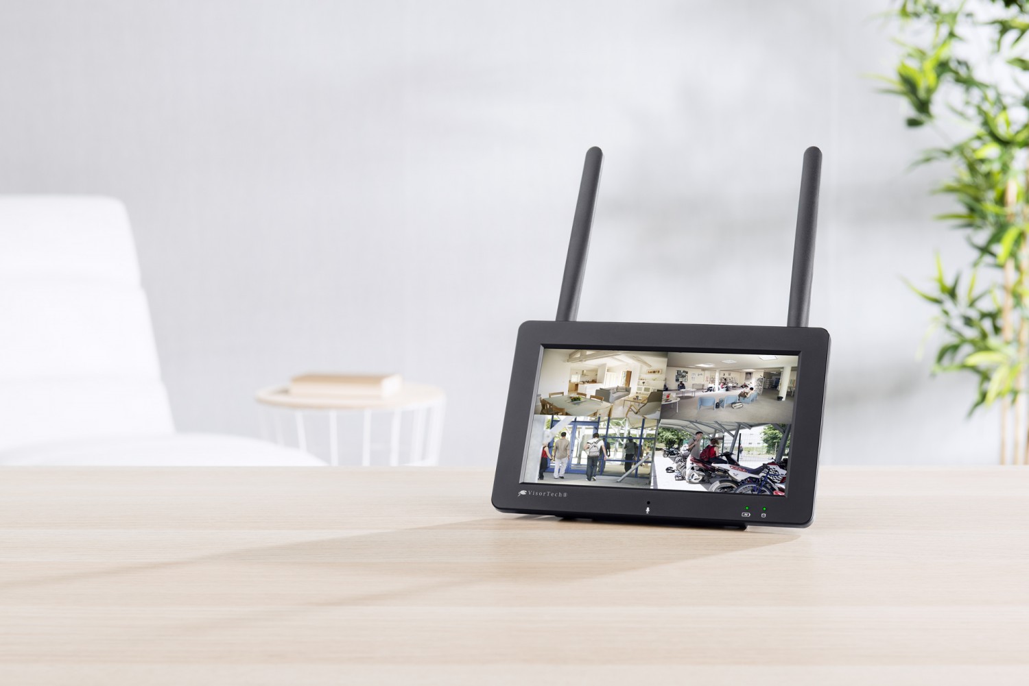 Pearl Funk-Überwachungs-Set von VisorTech: Vier HD-Kameras und Sieben-Zoll-Touchscreen, Bild 1 Produktvorstellung Funk-Überwachungs-Set von VisorTech: Vier HD-Kameras und Sieben-Zoll-Touchscreen - News, Bild 1