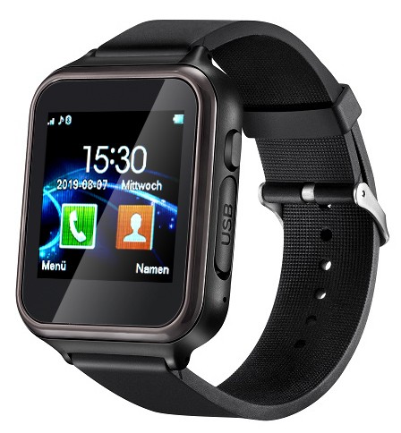 Pearl Smartwatch von Simvalley mit Telefonie-Funktion - Musikplayer für MP3-Dateien, Bild 1 Produktvorstellung Smartwatch von Simvalley mit Telefonie-Funktion - Musikplayer für MP3-Dateien - News, Bild 1