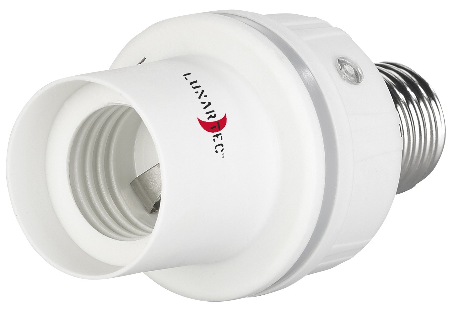 Pearl Das Licht per Stimme steuern: Lampensockel-Adapter mit Helligkeits- und Geräuschsensor, Bild 1 Smart Home Das Licht per Stimme steuern: Lampensockel-Adapter mit Helligkeits- und Geräuschsensor - News, Bild 1