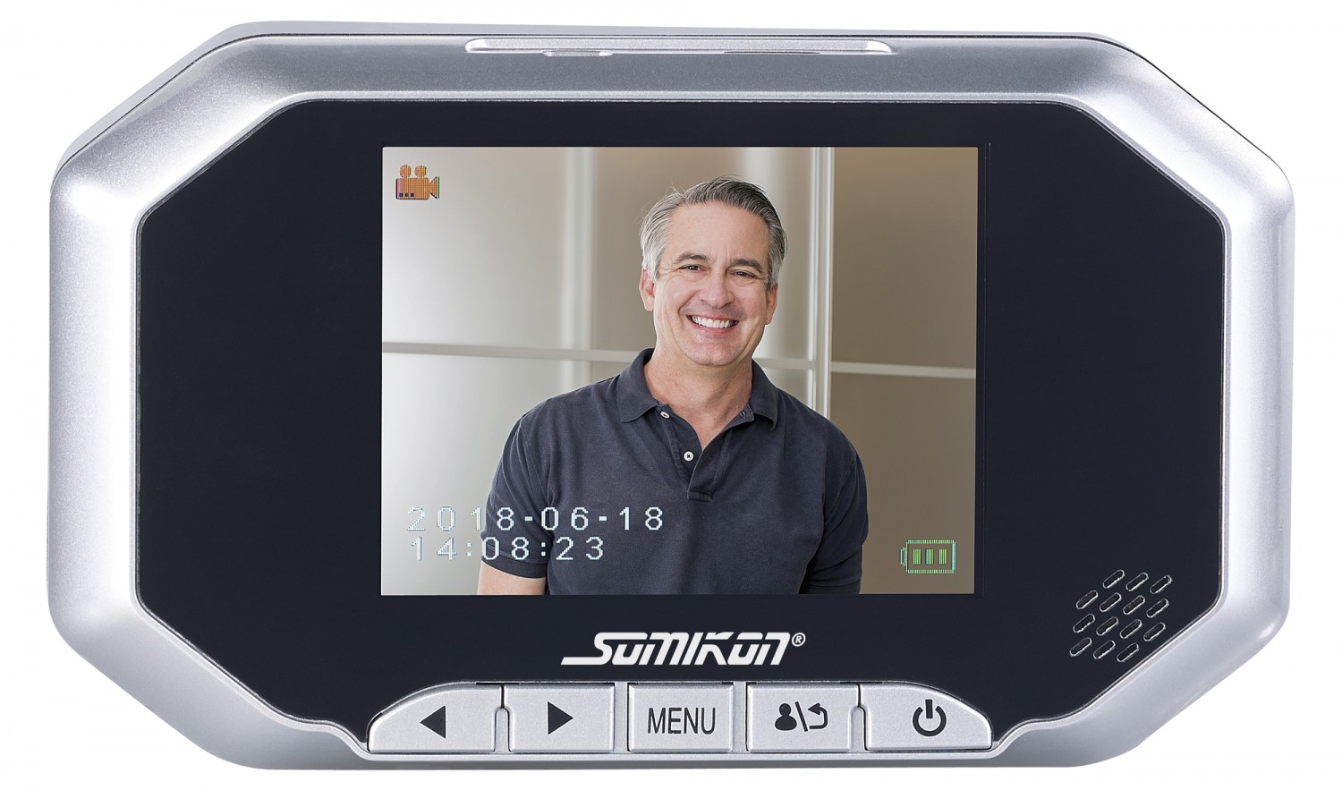 Pearl Digitale Türspion-Kamera mit 8,9-cm-Display - Vier integrierte Infrarot-LEDs, Bild 1 Smart Home Digitale Türspion-Kamera mit 8,9-cm-Display - Vier integrierte Infrarot-LEDs - News, Bild 1