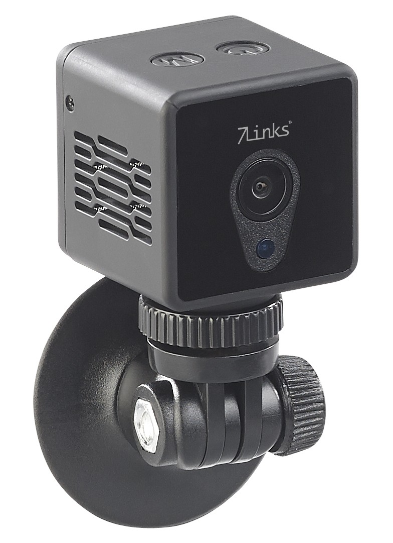 Smart Home Überwachungskamera von 7links im Mini-Format - Weltweiter Zugriff per Internet und App - News, Bild 1