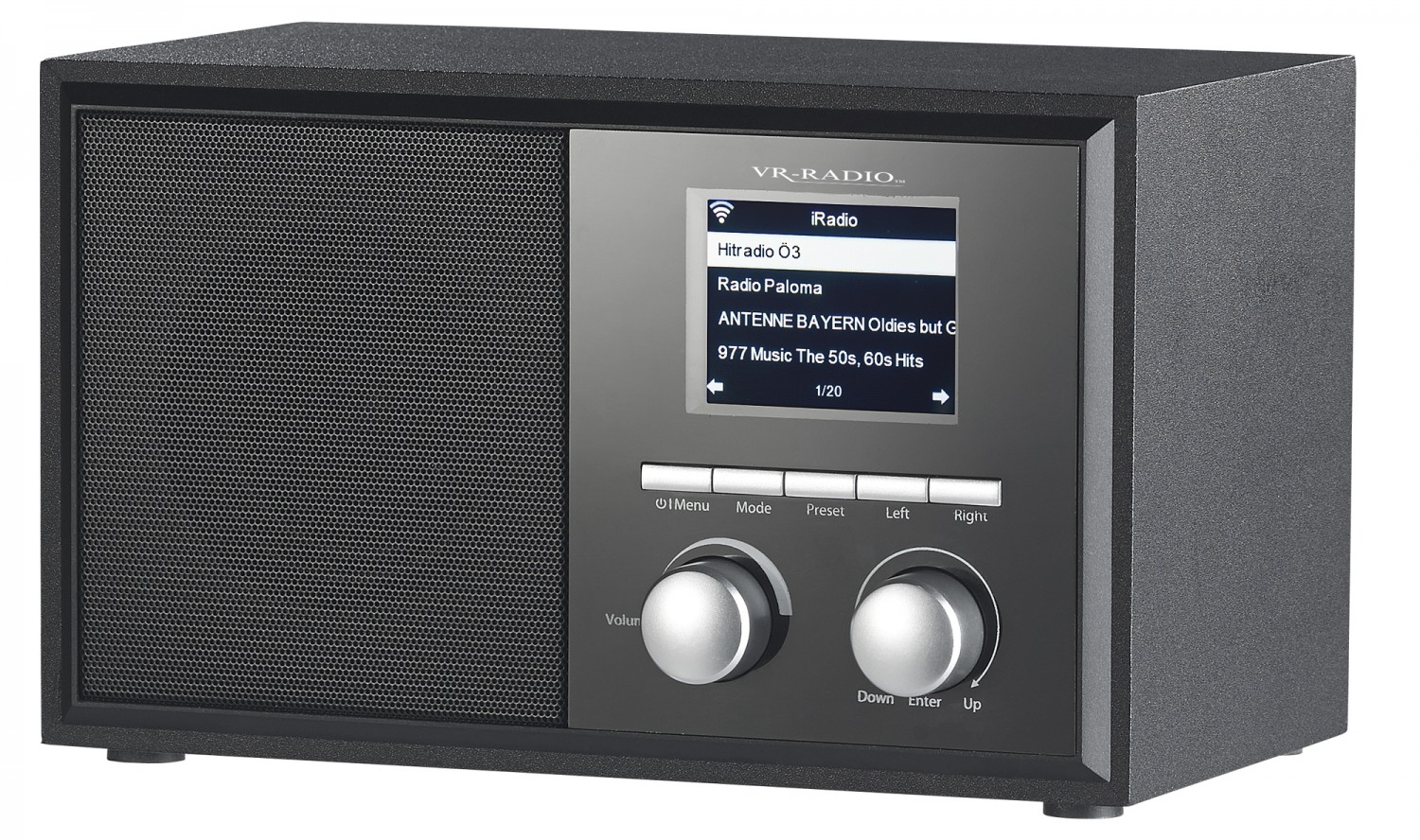 Pearl WLAN-Internetradio von Pearl mit vollgrafischem Display und Wettervorhersage, Bild 1 Smart Home WLAN-Internetradio von Pearl mit vollgrafischem Display und Wettervorhersage - News, Bild 1