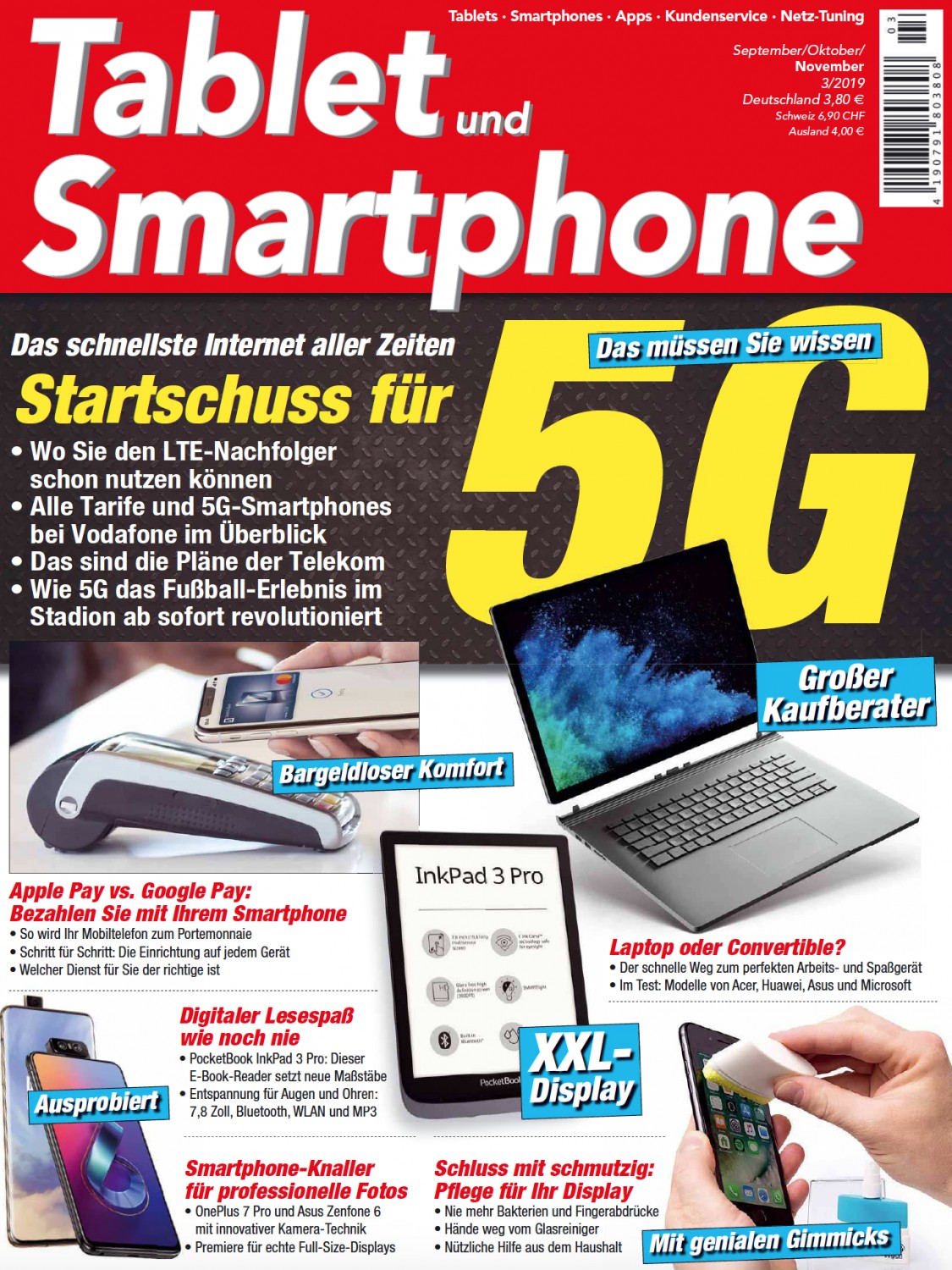 Produktvorstellung Alles zum Start von 5G - Smartphone-Knaller für super Fotos - Apple Pay vs. Google Pay, Bild 1 Produktvorstellung Alles zum Start von 5G - Smartphone-Knaller für super Fotos - Apple Pay vs. Google Pay - News, Bild 1