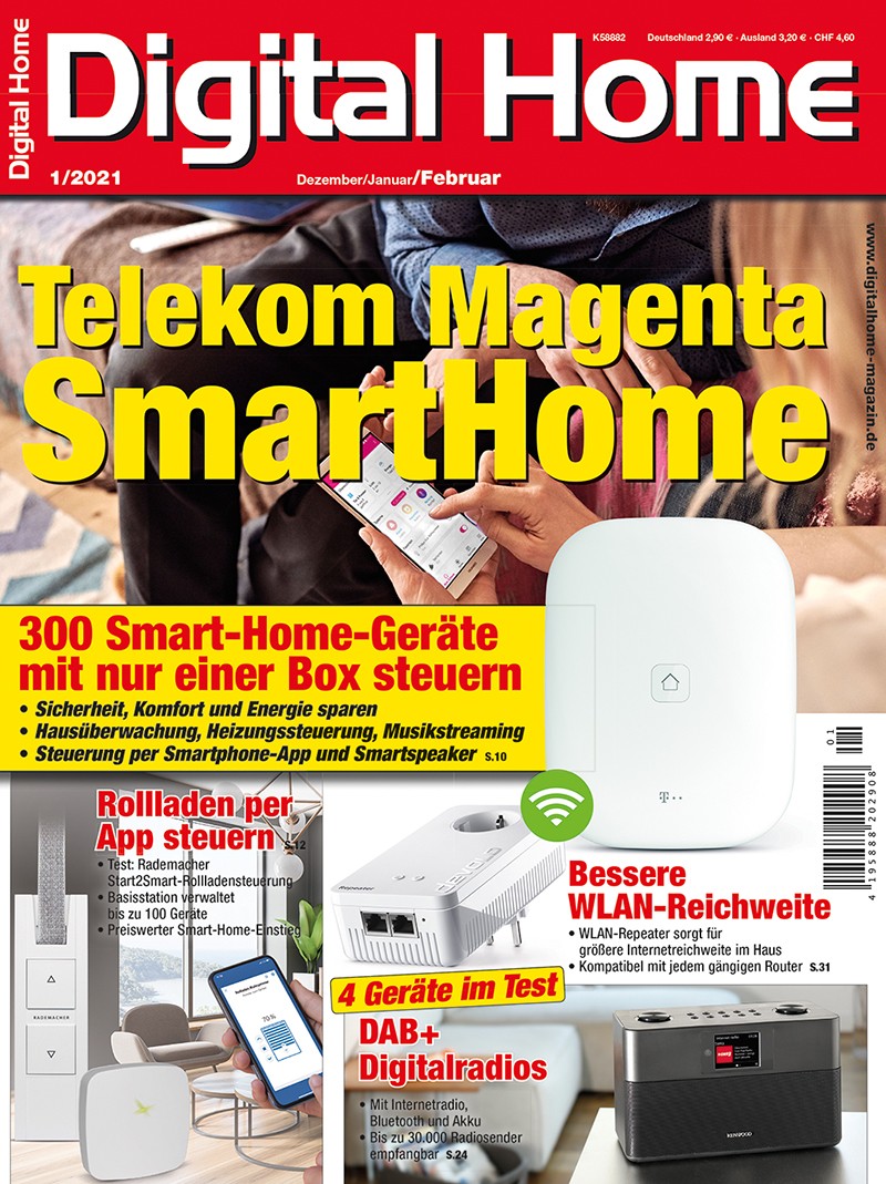 Produktvorstellung Digital Home 1/2021 erhältlich, Bild 1 Produktvorstellung Digital Home 1/2021 erhältlich - News, Bild 1