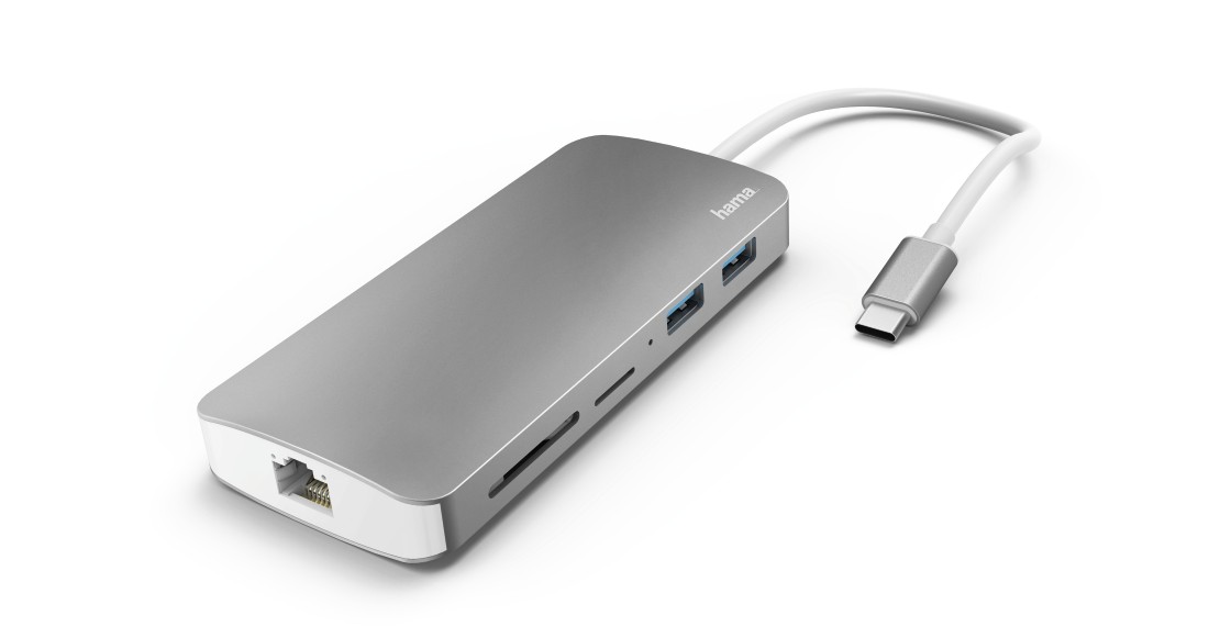 Produktvorstellung Hama 7in1-USB-C-Docking-Station für USB, HDMI, LAN, SD, MicroSD und USB-C , Bild 1 Produktvorstellung Hama 7in1-USB-C-Docking-Station für USB, HDMI, LAN, SD, MicroSD und USB-C - News, Bild 1