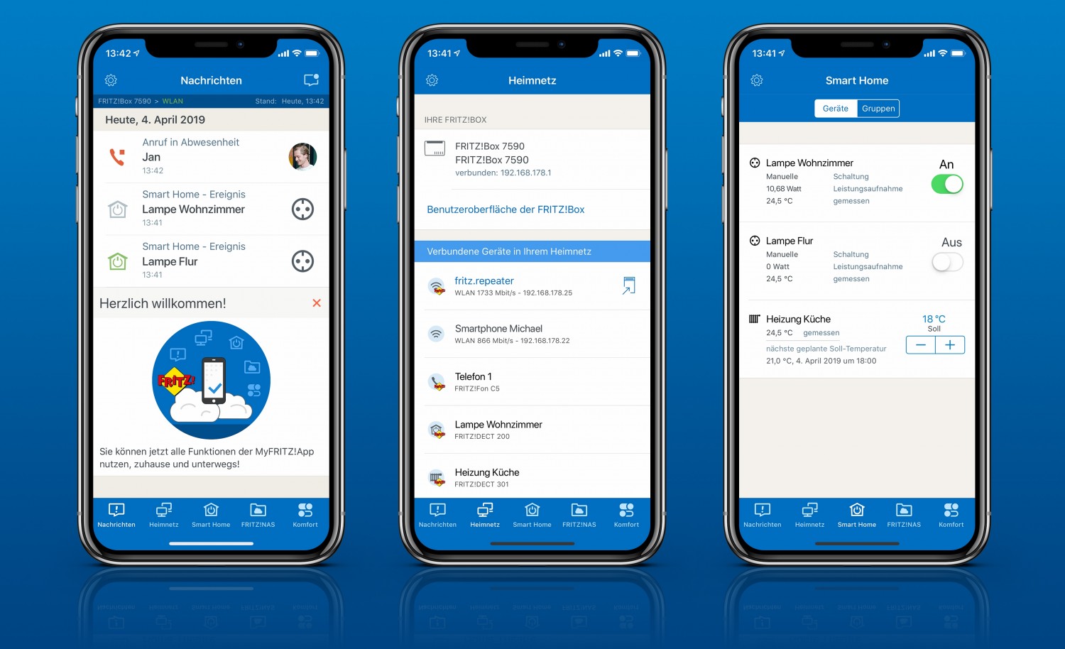 Produktvorstellung Neue MyFRITZ!App erlaubt komfortable Steuerung von Smart-Home-Geräten  - News, Bild 1