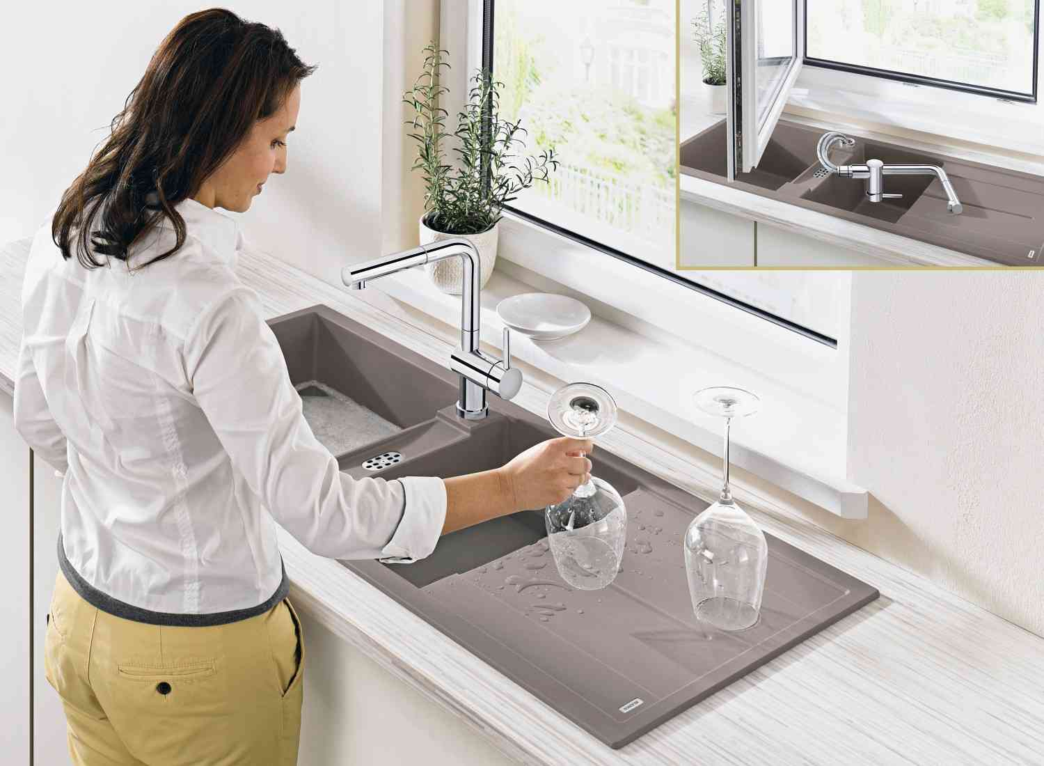 Rund ums Haus „Barrierefreie“ Küchenfenster? Kein Problem mit Vorfenster-Armaturen von Blanco, Bild 1 Rund ums Haus „Barrierefreie“ Küchenfenster? Kein Problem mit Vorfenster-Armaturen von Blanco - News, Bild 1