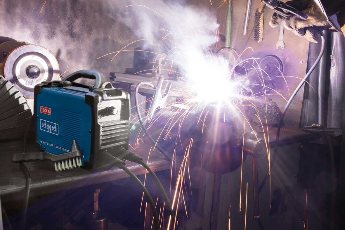 Scheppach scheppach WSE 860 und WSE900: Zwei neue Inverter-Schweißgeräte mit HOT START, ANTISTICKING und ARC FORCE, Bild 1 Arbeitsschutz scheppach WSE 860 und WSE900: Zwei neue Inverter-Schweißgeräte mit HOT START, ANTISTICKING und ARC FORCE - News, Bild 1