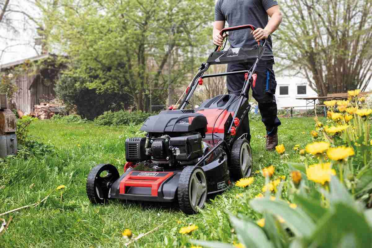 Gartengeräte Die neuen scheppach 7-in-1 Benzinrasenmäher mit Elektrostart der MS-Baureihe - News, Bild 2