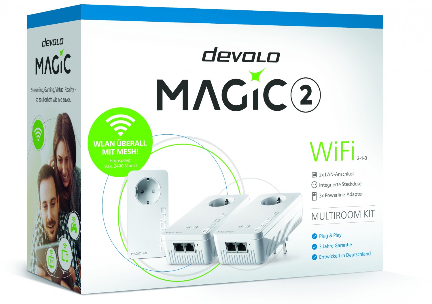 Smart Home WLAN-Produkte Magic 1 und Magic 2 von Devolo sind da - Internet mit 2.400 Mbit/s - News, Bild 1
