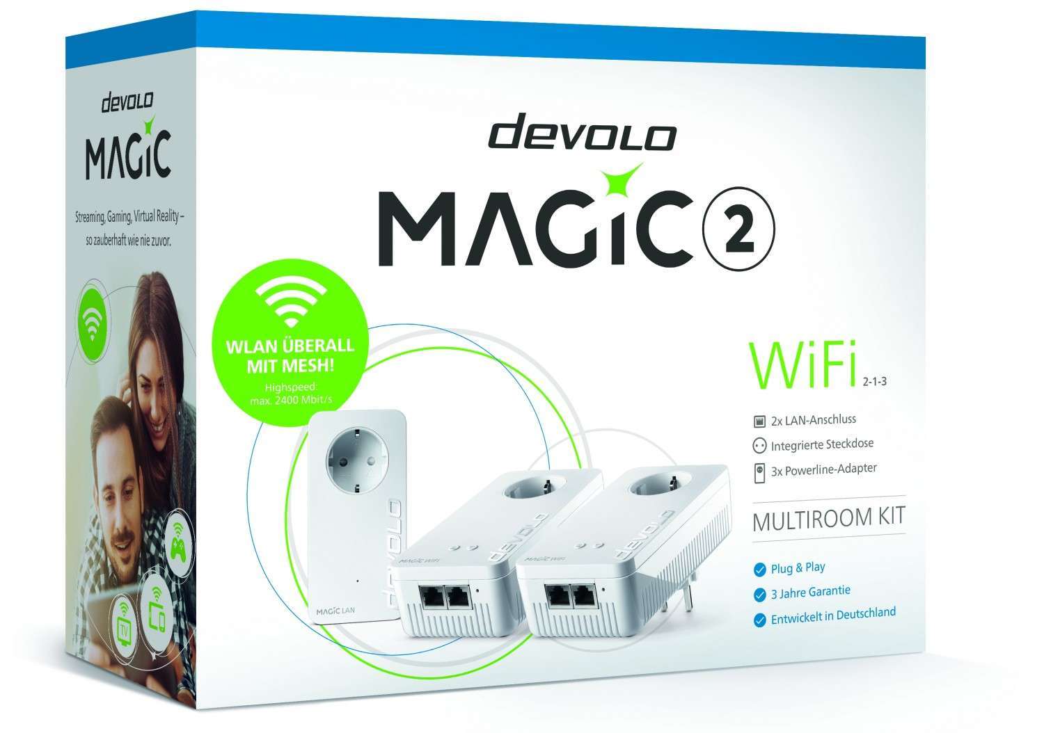 Smart Home WLAN-Produkte Magic 1 und Magic 2 von Devolo sind da - Internet mit 2.400 Mbit/s, Bild 1 Smart Home WLAN-Produkte Magic 1 und Magic 2 von Devolo sind da - Internet mit 2.400 Mbit/s - News, Bild 1