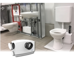 Marke: Ist ein zusätzliches WC gewünscht? - Kleinhebeanlagen machen nachträgliche Bäder möglich, Bild 1 Arbeitsschutz Ist ein zusätzliches WC gewünscht? - Kleinhebeanlagen machen nachträgliche Bäder möglich - News, Bild 1