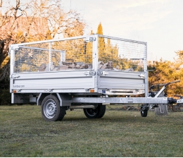 Arbeitsschutz Rückwärtskipper von Humbaur mit 1.100 Kilo Nutzlast - Stahlblechbrücke aus einem Stück, Bild 1 Arbeitsschutz Rückwärtskipper von Humbaur mit 1.100 Kilo Nutzlast - Stahlblechbrücke aus einem Stück - News, Bild 1