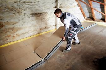 Marke: Wirtschaftlich und effektiv: Dämmung der obersten Geschossdecke, Bild 1 Baustoffe Wirtschaftlich und effektiv: Dämmung der obersten Geschossdecke - News, Bild 1