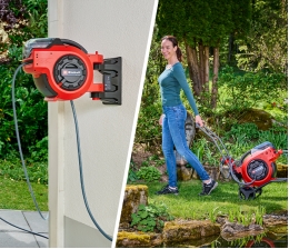 Marke: Einhell Akku-Schlauchtrommel von Einhell für mehr Flexibilität bei der Gartenbewässerung, Bild 1 Arbeitsschutz Akku-Schlauchtrommel von Einhell für mehr Flexibilität bei der Gartenbewässerung - News, Bild 1