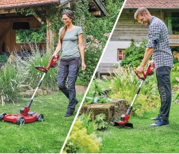 Gartengeräte Zwei neue Rasentrimmer von Einhell - Trimmer-Cart separat erhältlich - News, Bild 1