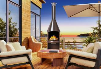 Garten Design-Outdoor-Kamine vereinen Grillfunktion und Atmosphäre, Bild 1 Garten Design-Outdoor-Kamine vereinen Grillfunktion und Atmosphäre - News, Bild 1