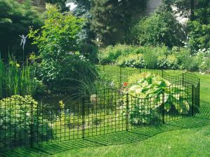 Garten Gartenteich-Schutz oder Beetumrandung mit den Zaunelementen von GAH-Alberts - News, Bild 1