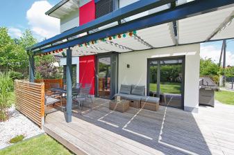 Garten Innovativer Sonnenschutz von SKIA überzeugt durch einfachen Aufbau, Bild 1 Garten Innovativer Sonnenschutz von SKIA überzeugt durch einfachen Aufbau - News, Bild 1