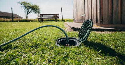 Arbeitsschutz Fast unsichtbarer Wasserzugang im Garten - News, Bild 1