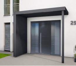Marke: Gutta Per Konfigurator schnell zum individuellen Haustürvordach, Bild 1 Rund ums Haus Per Konfigurator schnell zum individuellen Haustürvordach - News, Bild 1