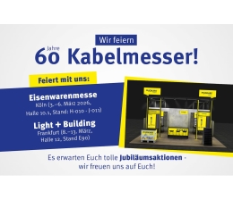 Service Wir feiern 60 Jahre Kabelmesser! Feiert mit uns! - News, Bild 1