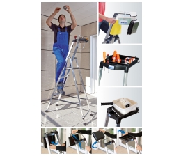 Krause Krause-Stehleiter mit MultiGrip-System: Mehr Arbeitsfläche, mehr Komfort, mehr Sicherheit, Bild 1 Rund ums Haus Krause-Stehleiter mit MultiGrip-System: Mehr Arbeitsfläche, mehr Komfort, mehr Sicherheit - News, Bild 1