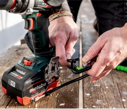 Metabo Metabo erweitert sein Werkzeug-Sicherungssystem für Akkupacks - Neuer Verankerungsgurt, Bild 1 Arbeitsschutz Metabo erweitert sein Werkzeug-Sicherungssystem für Akkupacks - Neuer Verankerungsgurt - News, Bild 1
