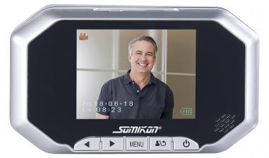 Pearl Digitale Türspion-Kamera mit 8,9-cm-Display - Vier integrierte Infrarot-LEDs, Bild 1 Smart Home Digitale Türspion-Kamera mit 8,9-cm-Display - Vier integrierte Infrarot-LEDs - News, Bild 1