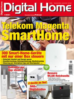Produktvorstellung Digital Home 1/2021 erhältlich, Bild 1 Produktvorstellung Digital Home 1/2021 erhältlich - News, Bild 1
