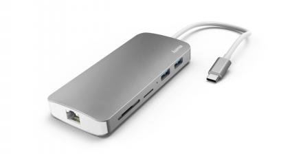 Produktvorstellung Hama 7in1-USB-C-Docking-Station für USB, HDMI, LAN, SD, MicroSD und USB-C , Bild 1 Produktvorstellung Hama 7in1-USB-C-Docking-Station für USB, HDMI, LAN, SD, MicroSD und USB-C - News, Bild 1