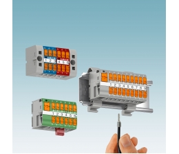 Produktvorstellung Kompakte, modulare Verteilerblöcke mit seitlichem Push-in-Anschluss - News, Bild 1