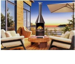 Rund ums Haus Design-Outdoorkamine vereinen Grillfunktion und Atmosphäre, Bild 1 Rund ums Haus Design-Outdoorkamine vereinen Grillfunktion und Atmosphäre - News, Bild 1