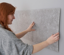 Marke: Kreative Wandverkleidung: Lässiger Beton-Look sorgt für das gewisse Etwas, Bild 1 Rund ums Haus Kreative Wandverkleidung: Lässiger Beton-Look sorgt für das gewisse Etwas - News, Bild 1