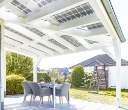 Rund ums Haus Solarterrassendächer helfen als Stromquelle beim Sparen - News, Bild 1